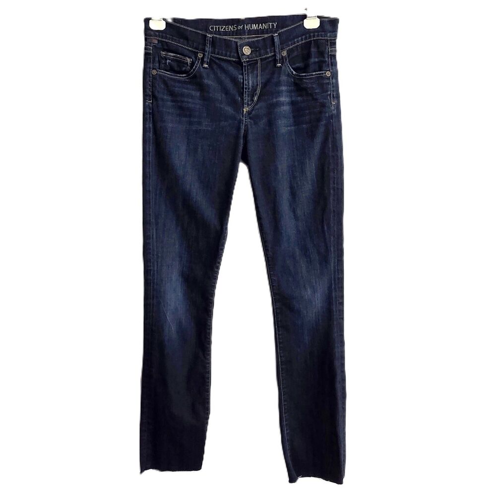 Citizens of Humanity Ava low rise straight leg medium blue size 27